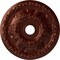 Ekena Millwork Granada Ceiling Medallion (Canopies up to 7 1/8"), 23 3/8"OD x 3 5/8"ID x 2 1/2"P, Antique Copper CM23GAACS - alternate 1